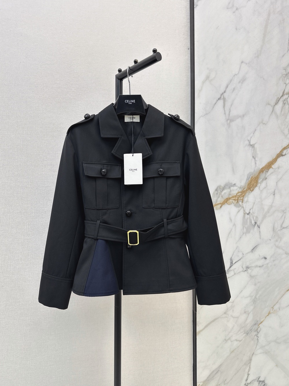 🖤Celine Belted Military Style Jacket